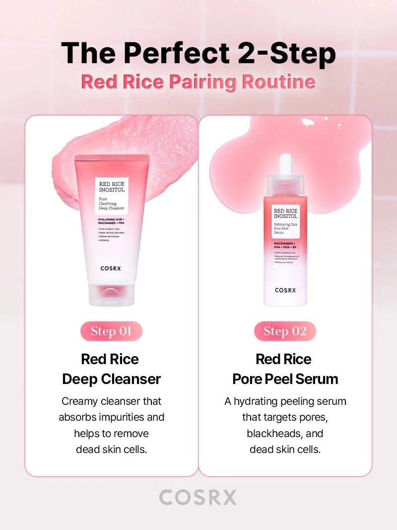 COSRX RED RICE INOSITOL Exfoliating Care Pore Wash-Off Peel Serum