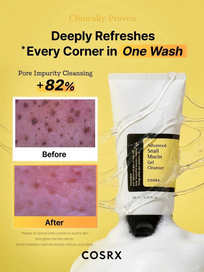 Advanced Snail Mucin Gel Cleanser