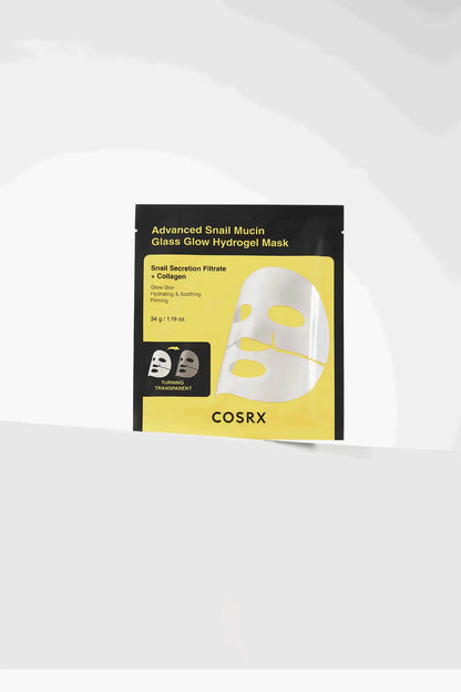 Advanced Snail Mucin Glass Glow Hydrogel Mask_3ea
