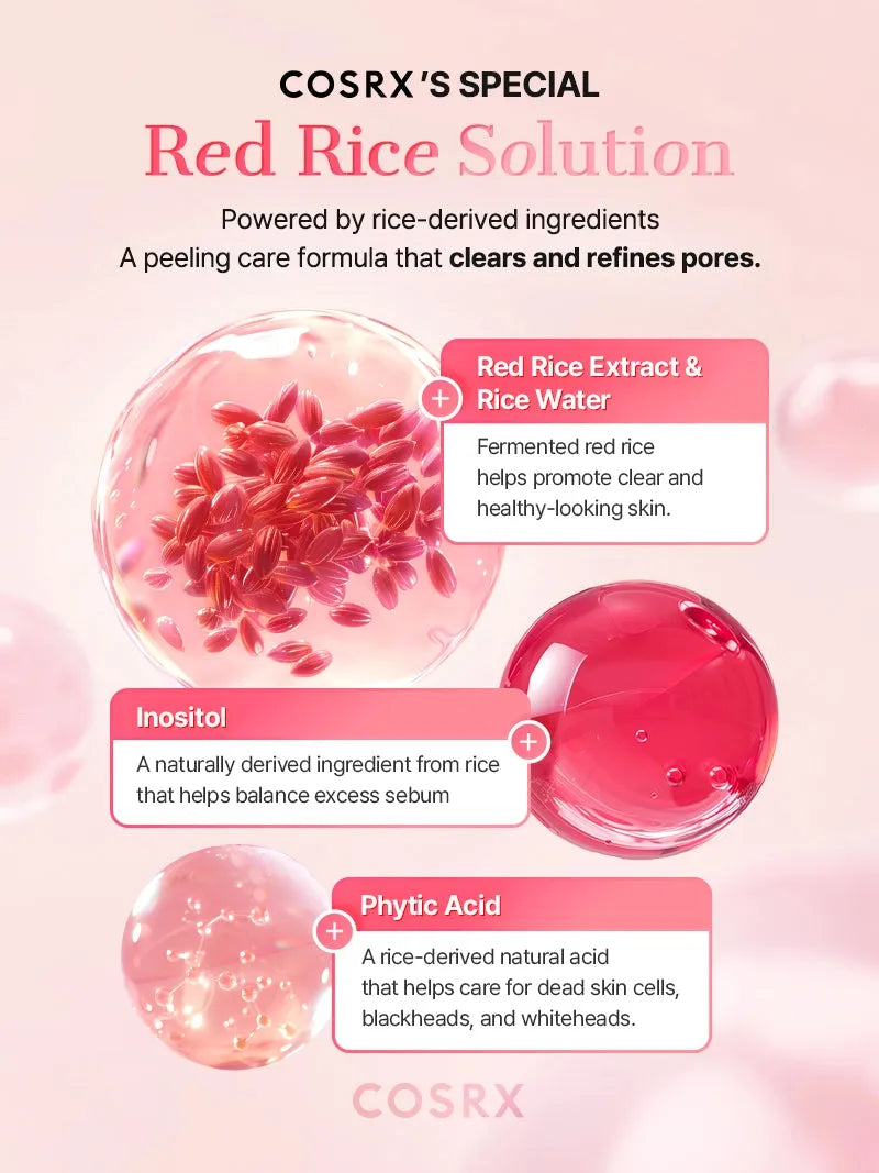 COSRX RED RICE INOSITOL Exfoliating Care Pore Wash-Off Peel Serum